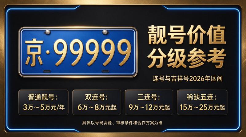 闲置车牌指标价格详解